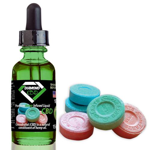 Tangy Sugar Buttons Candy Flavor CBD Oil
