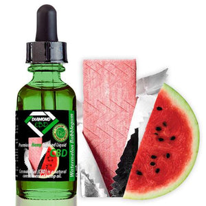 Watermelon Bubblegum Flavor Diamond CBD Oil